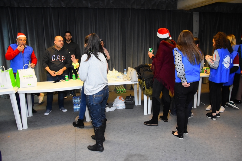 Saint Vincent de paul celebrating Christmas at Jesus & Mary school